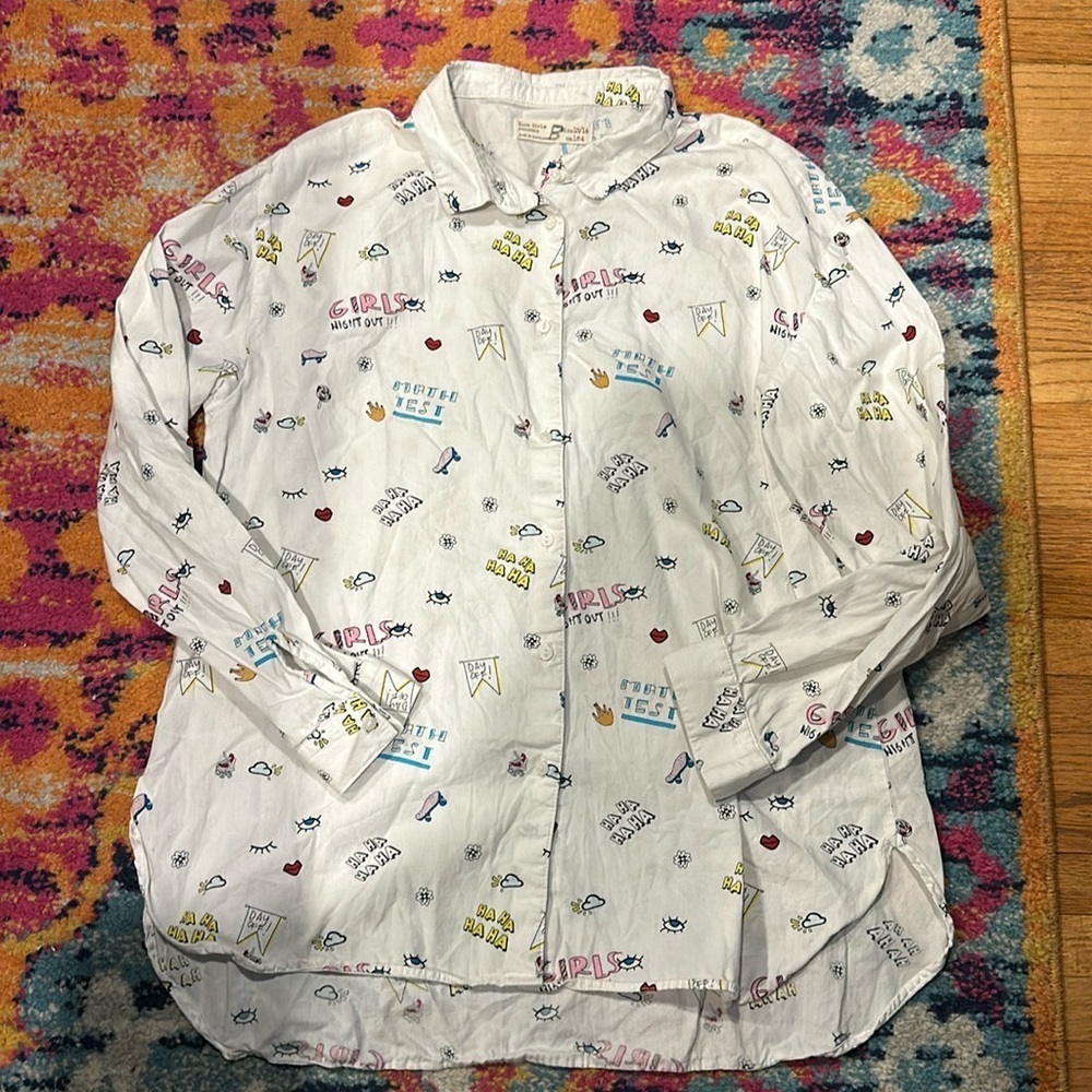 Zara Long Sleeve Button up